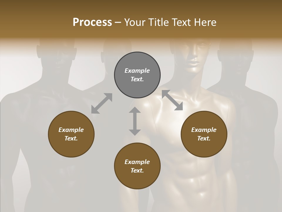 Close Up Plastic Person PowerPoint Template