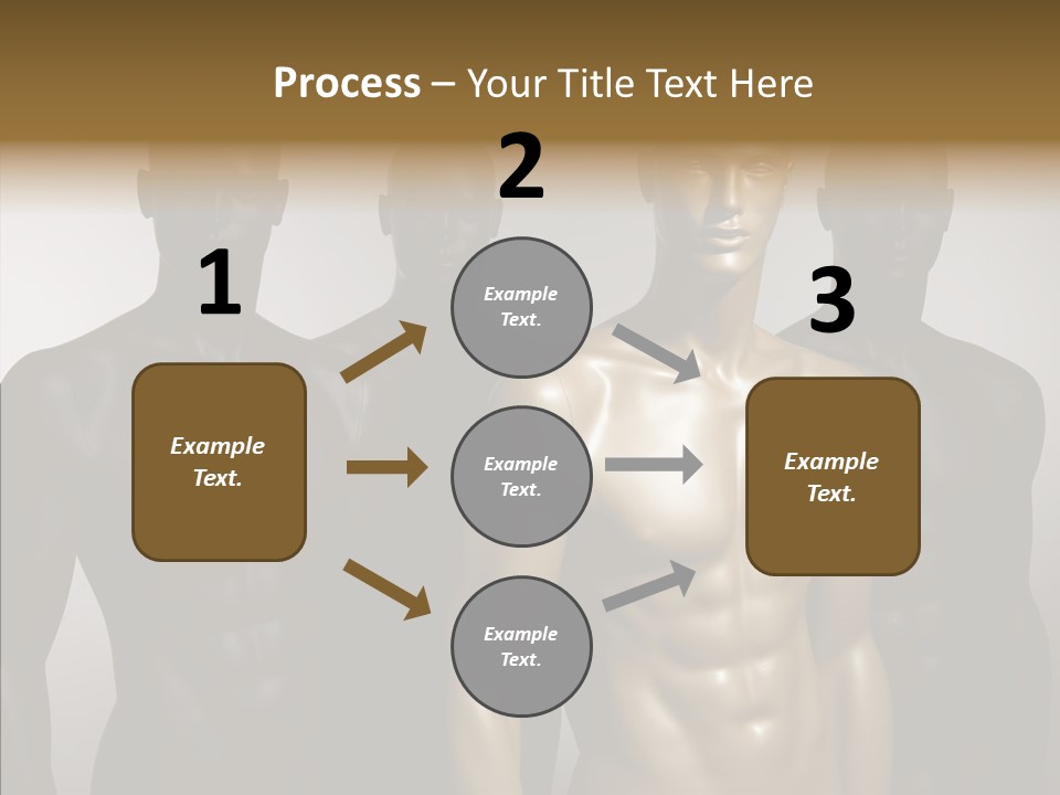 Close Up Plastic Person PowerPoint Template