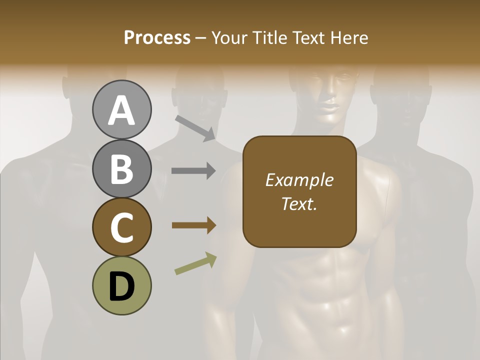 Close Up Plastic Person PowerPoint Template