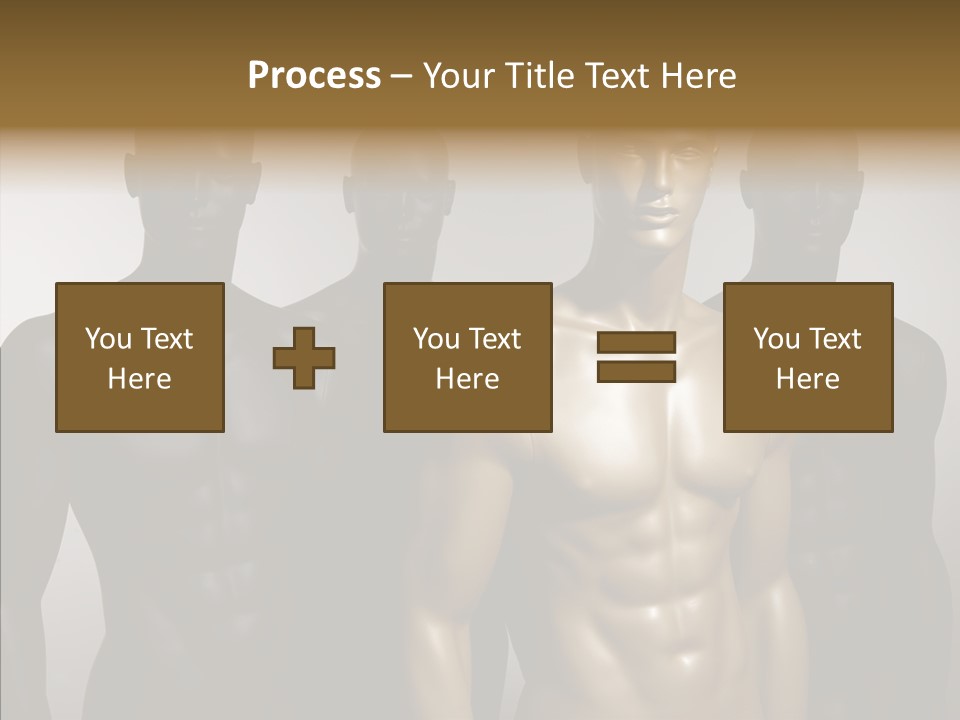 Close Up Plastic Person PowerPoint Template