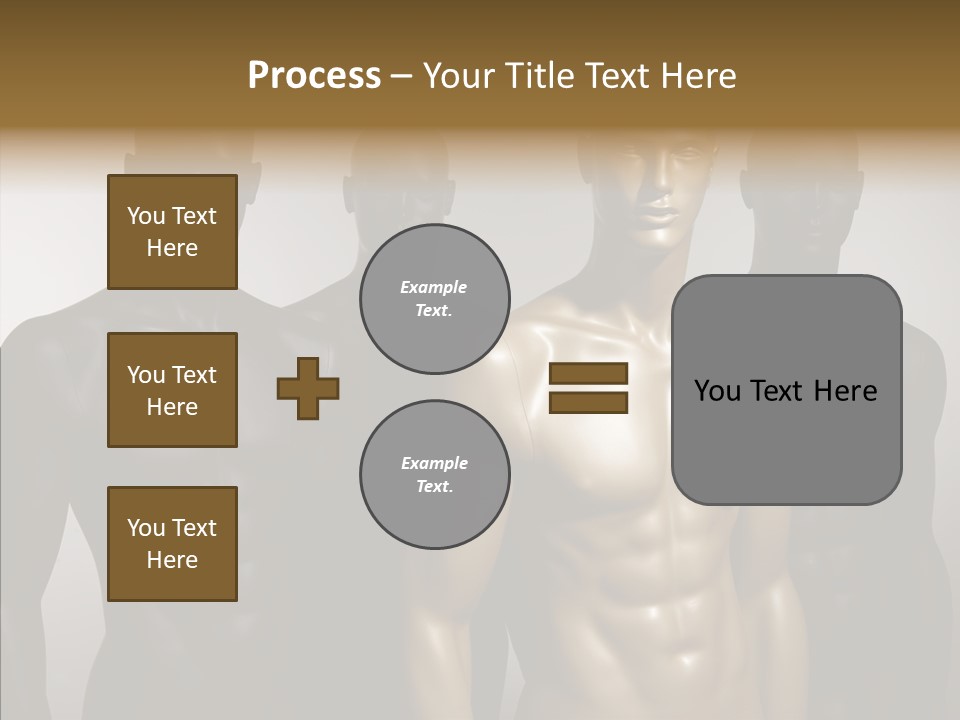 Close Up Plastic Person PowerPoint Template