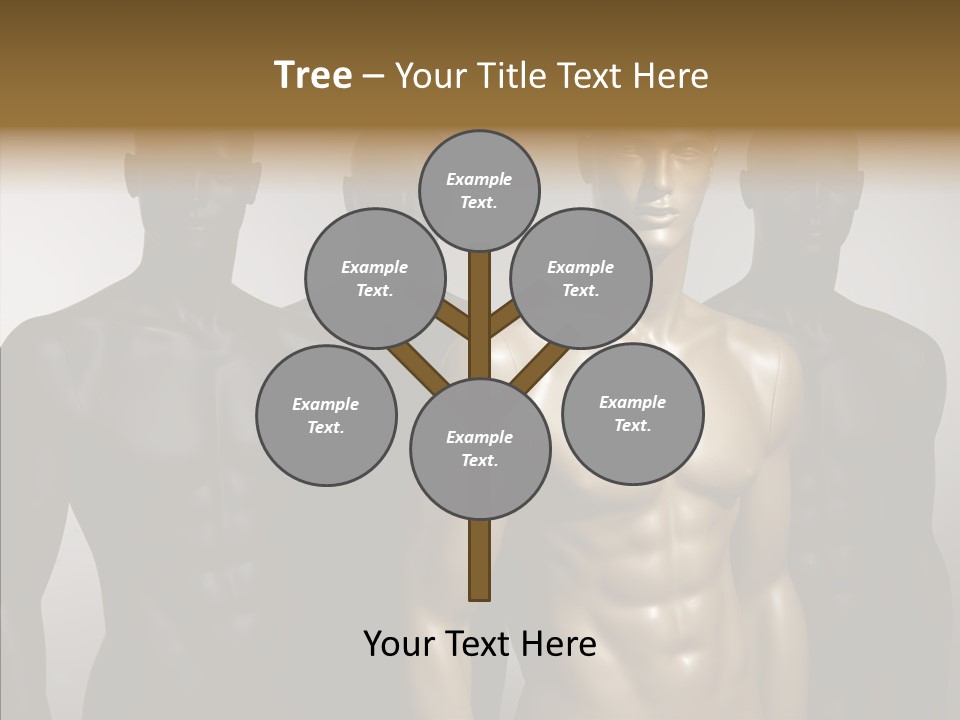 Close Up Plastic Person PowerPoint Template