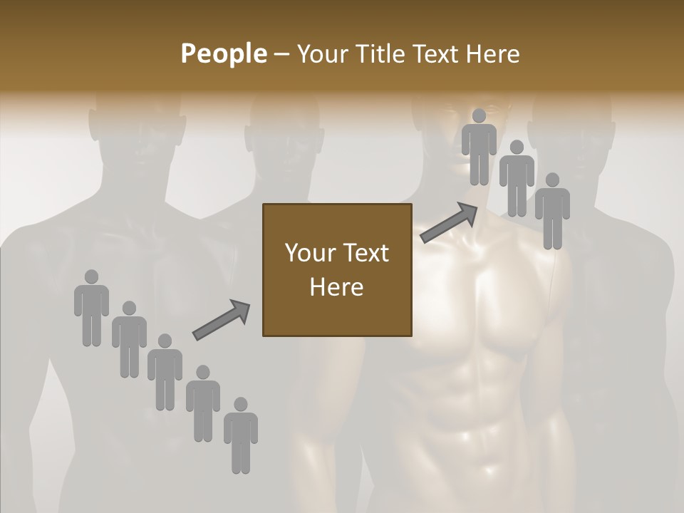Close Up Plastic Person PowerPoint Template