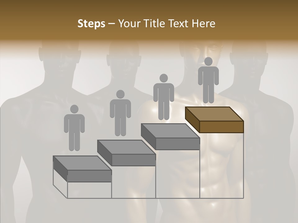 Close Up Plastic Person PowerPoint Template