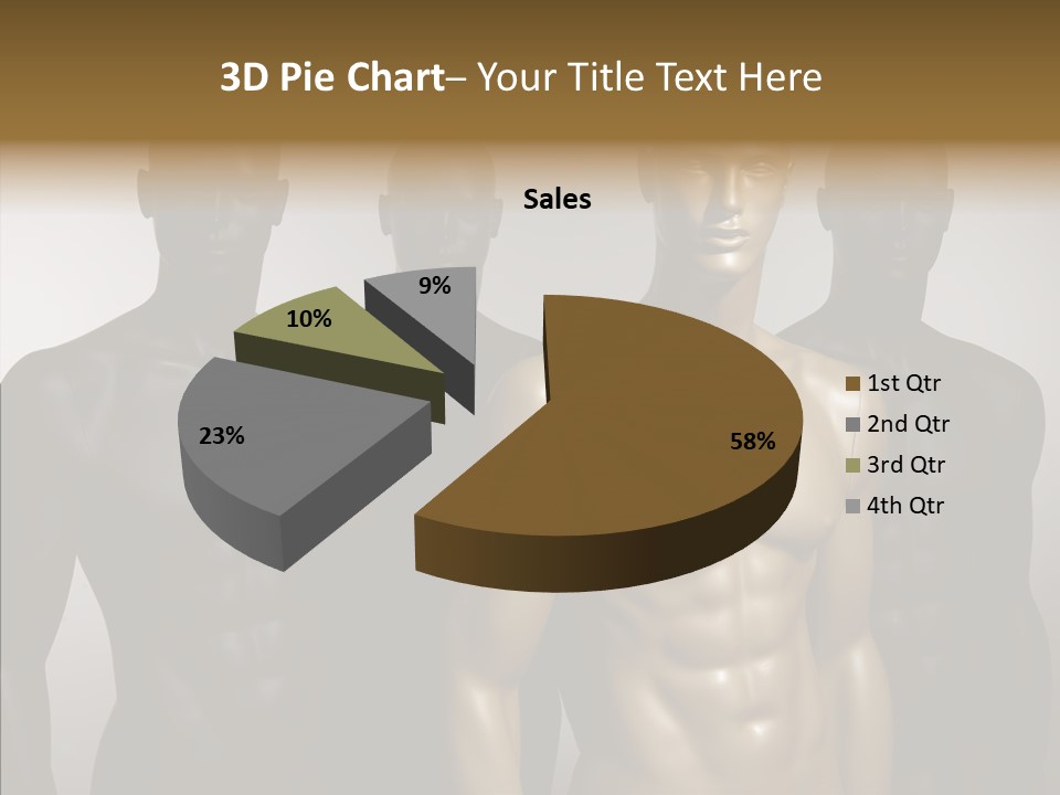 Close Up Plastic Person PowerPoint Template