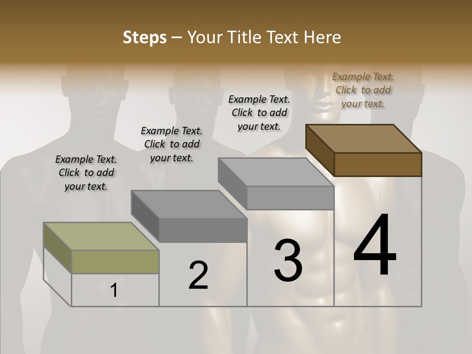 Close Up Plastic Person PowerPoint Template
