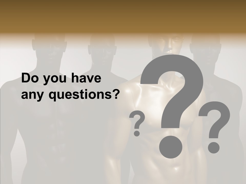 Close Up Plastic Person PowerPoint Template