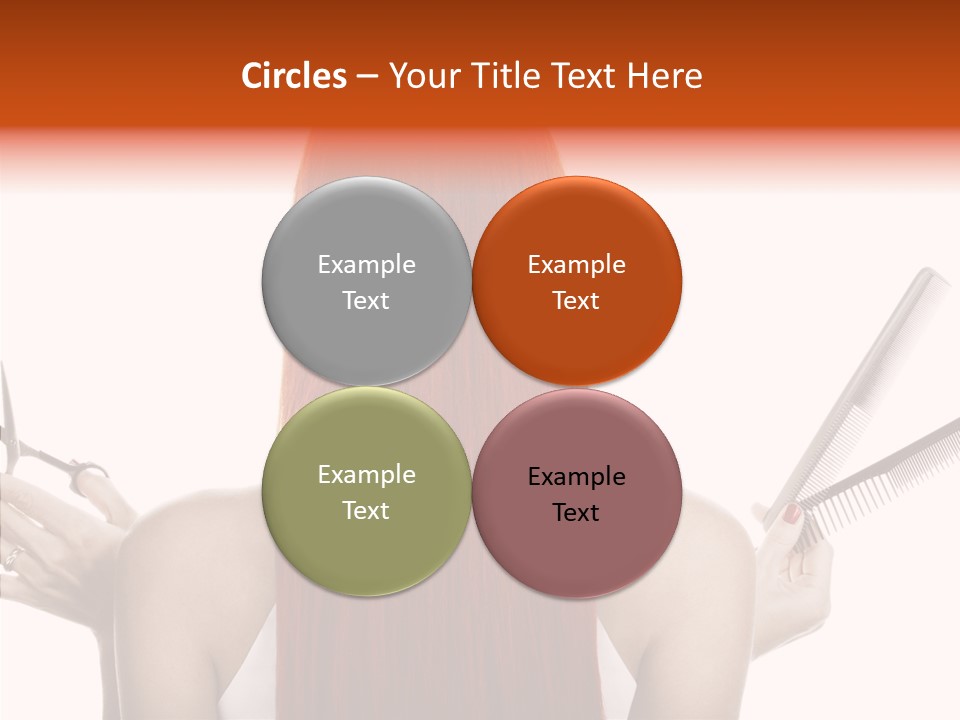 Tool Beauty Scissors PowerPoint Template