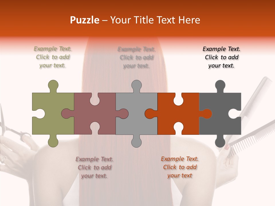 Tool Beauty Scissors PowerPoint Template