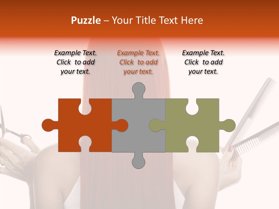 Tool Beauty Scissors PowerPoint Template