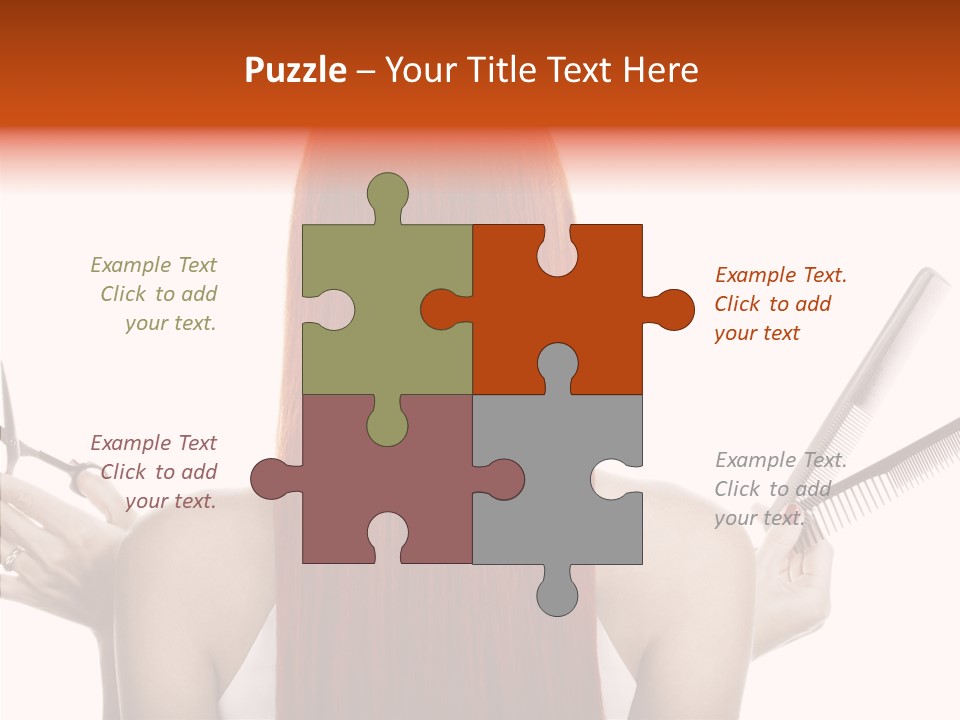 Tool Beauty Scissors PowerPoint Template