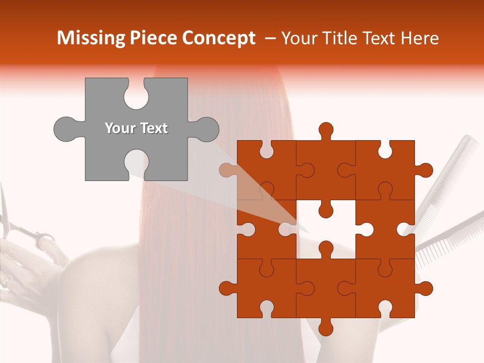 Tool Beauty Scissors PowerPoint Template