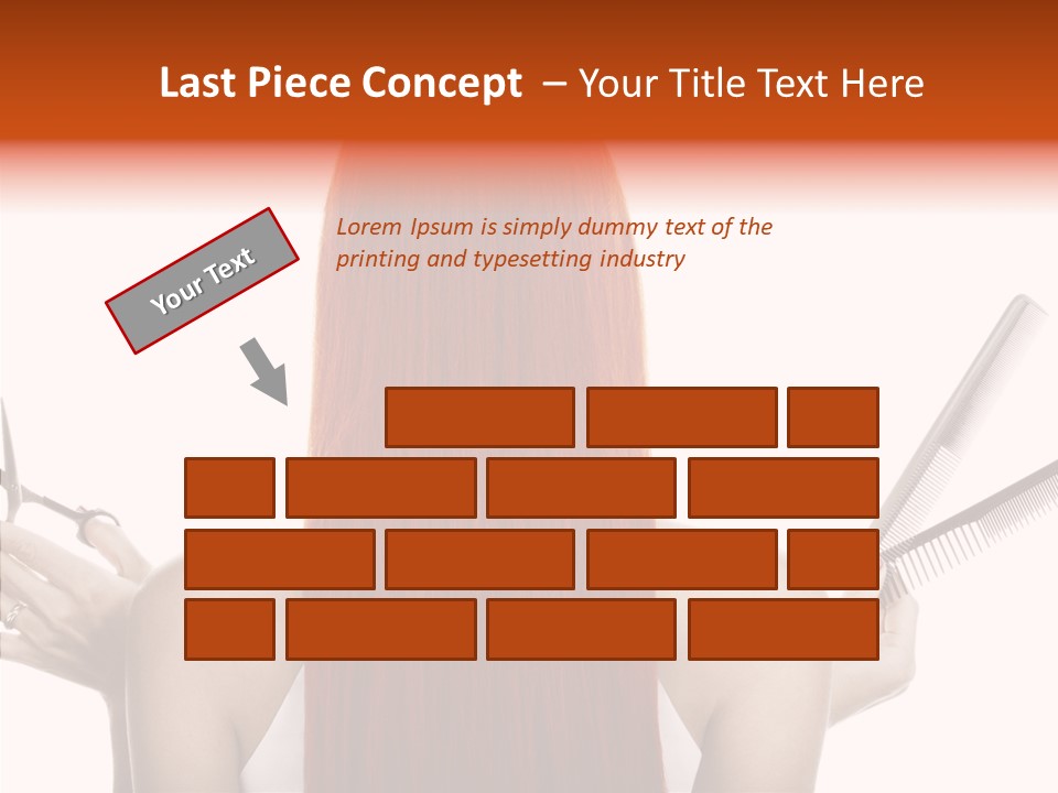 Tool Beauty Scissors PowerPoint Template