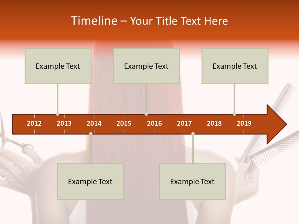 Tool Beauty Scissors PowerPoint Template