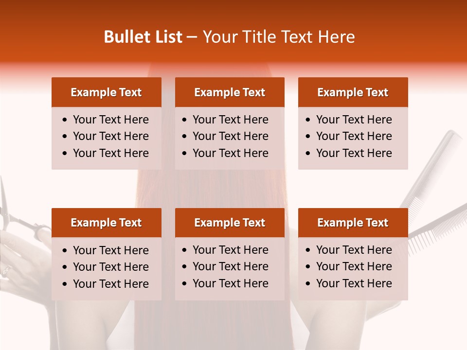 Tool Beauty Scissors PowerPoint Template
