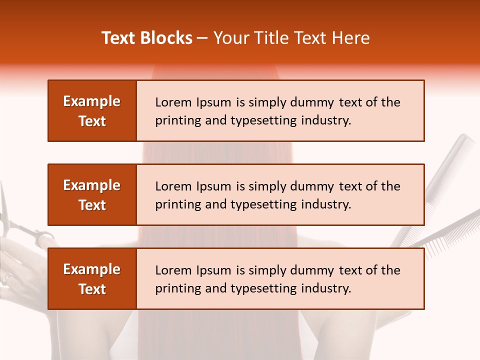 Tool Beauty Scissors PowerPoint Template