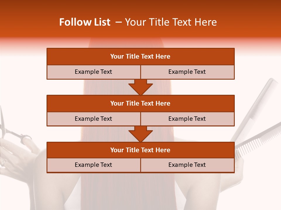 Tool Beauty Scissors PowerPoint Template