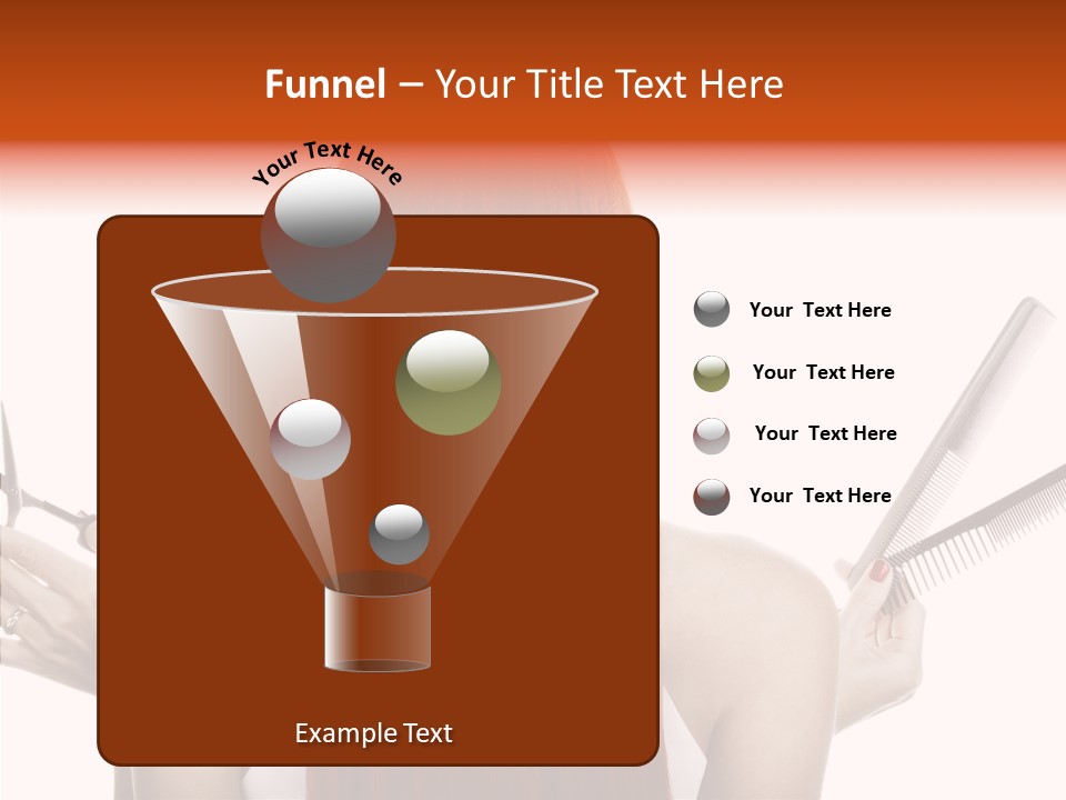 Tool Beauty Scissors PowerPoint Template