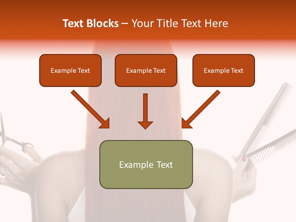 Tool Beauty Scissors PowerPoint Template