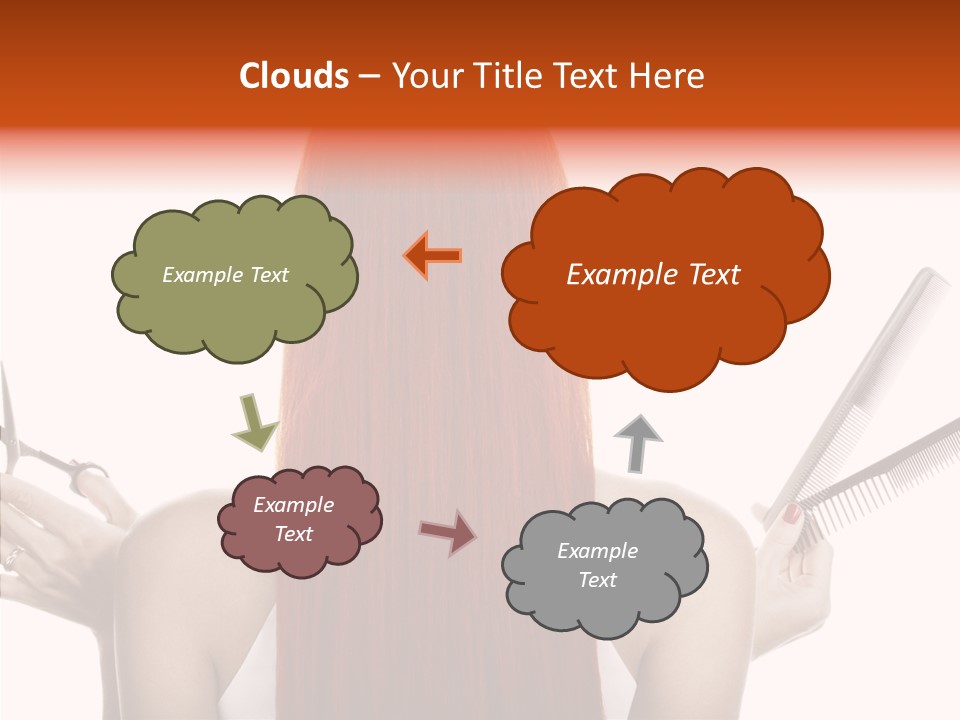 Tool Beauty Scissors PowerPoint Template