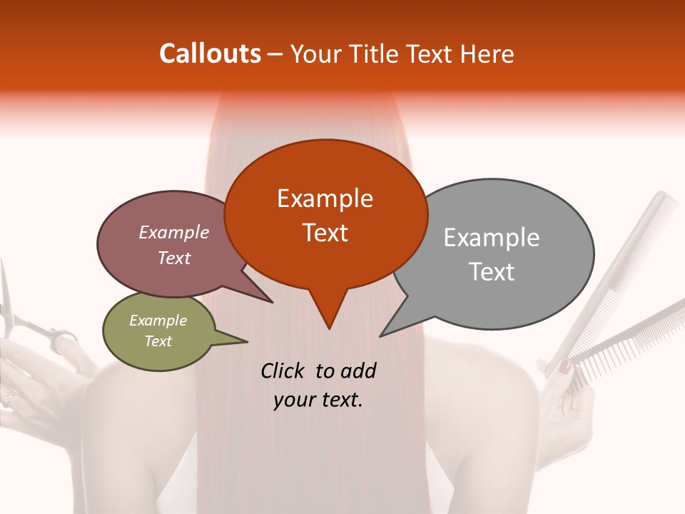 Tool Beauty Scissors PowerPoint Template