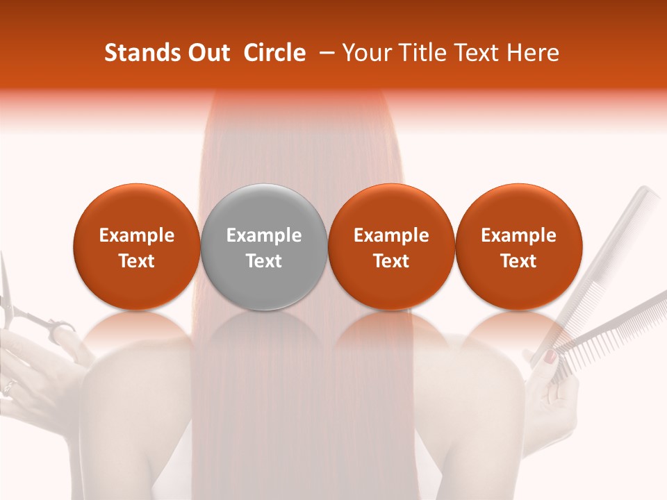 Tool Beauty Scissors PowerPoint Template