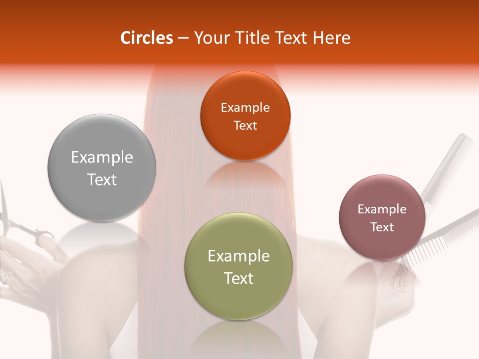 Tool Beauty Scissors PowerPoint Template