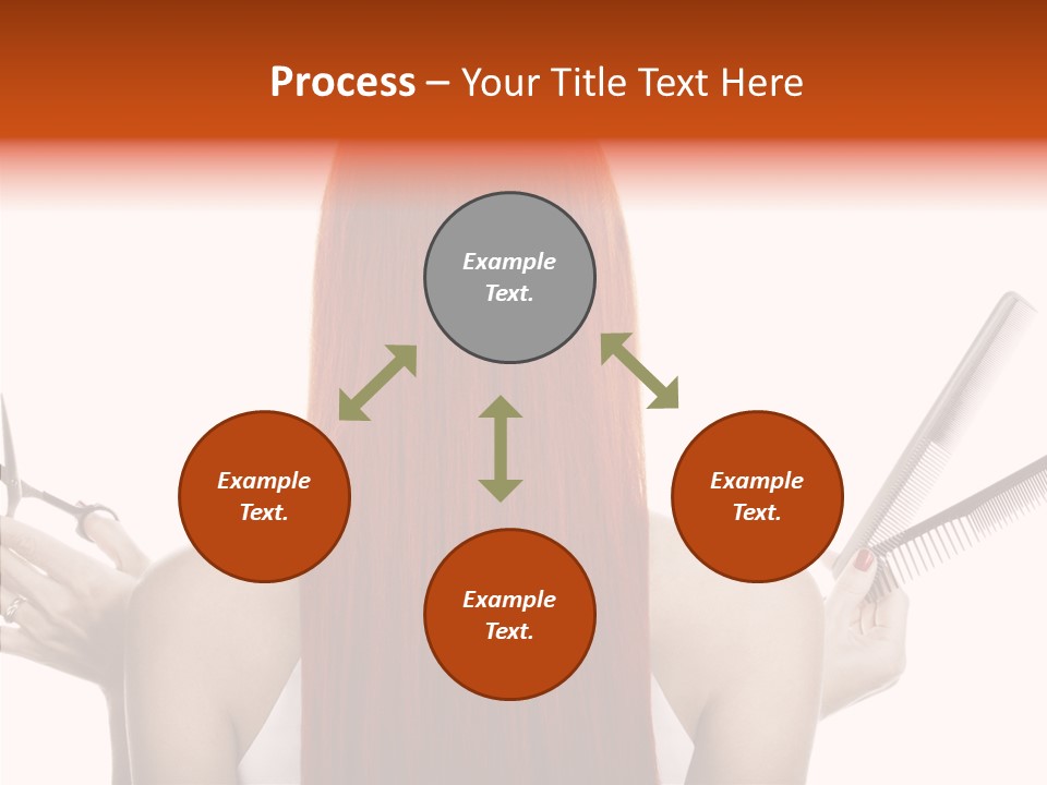 Tool Beauty Scissors PowerPoint Template