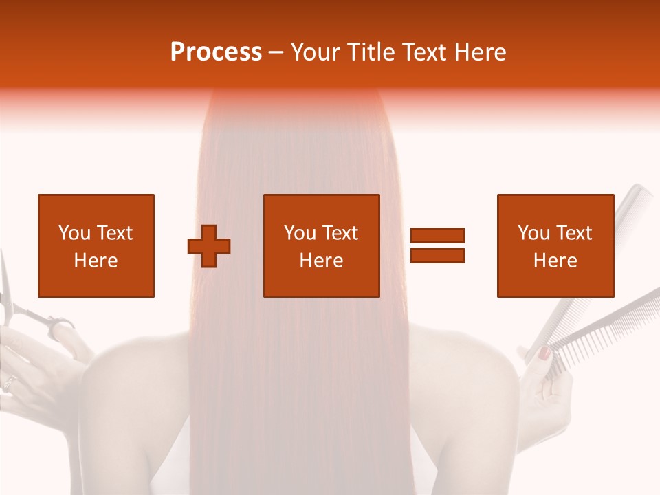 Tool Beauty Scissors PowerPoint Template
