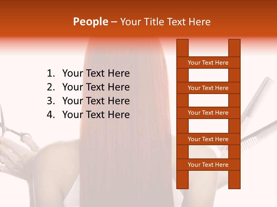 Tool Beauty Scissors PowerPoint Template