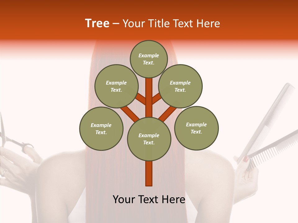 Tool Beauty Scissors PowerPoint Template