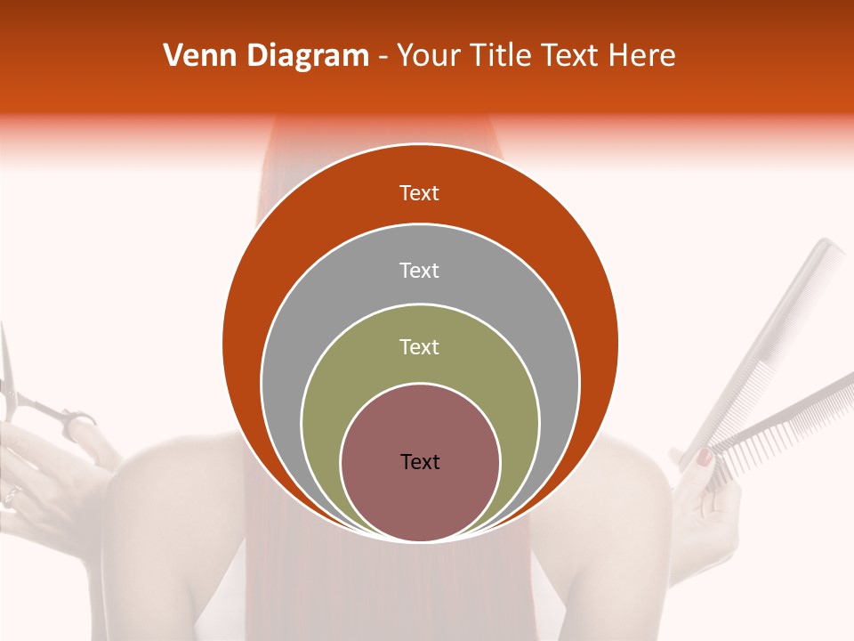 Tool Beauty Scissors PowerPoint Template