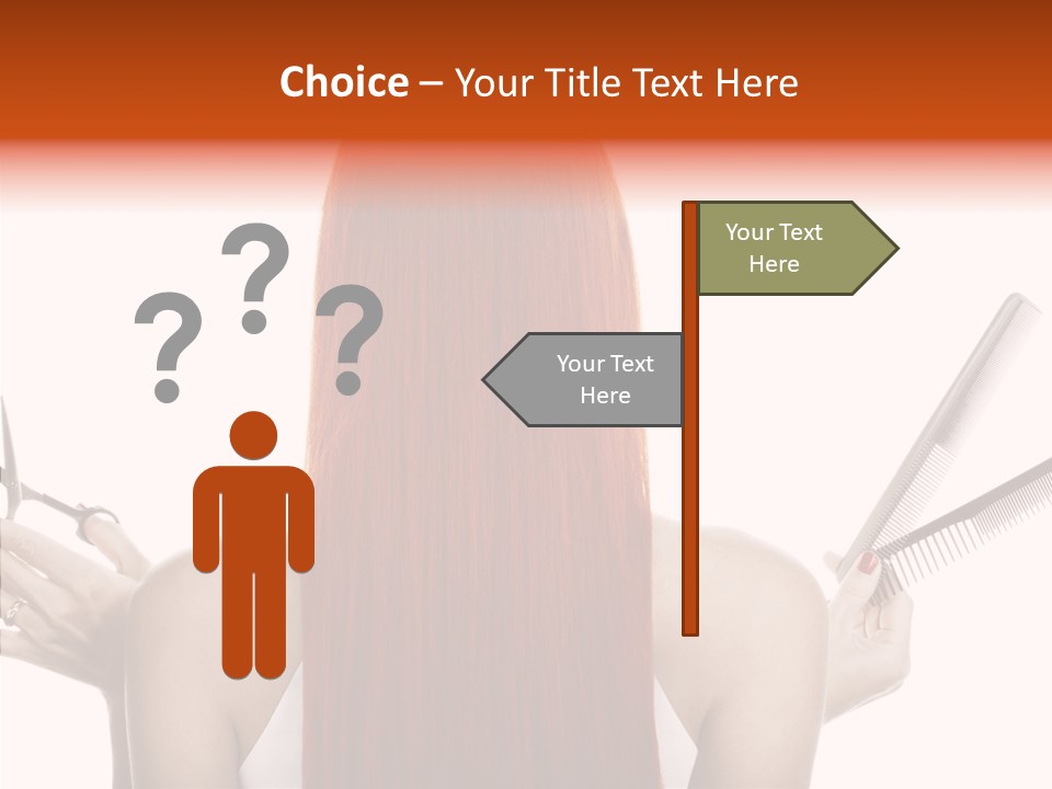 Tool Beauty Scissors PowerPoint Template