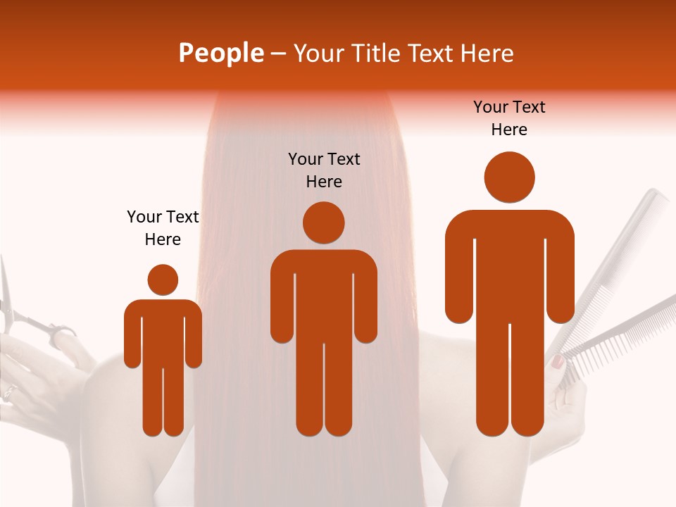 Tool Beauty Scissors PowerPoint Template