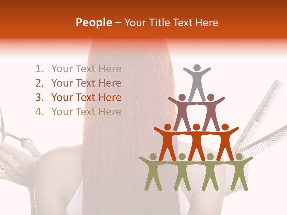 Tool Beauty Scissors PowerPoint Template