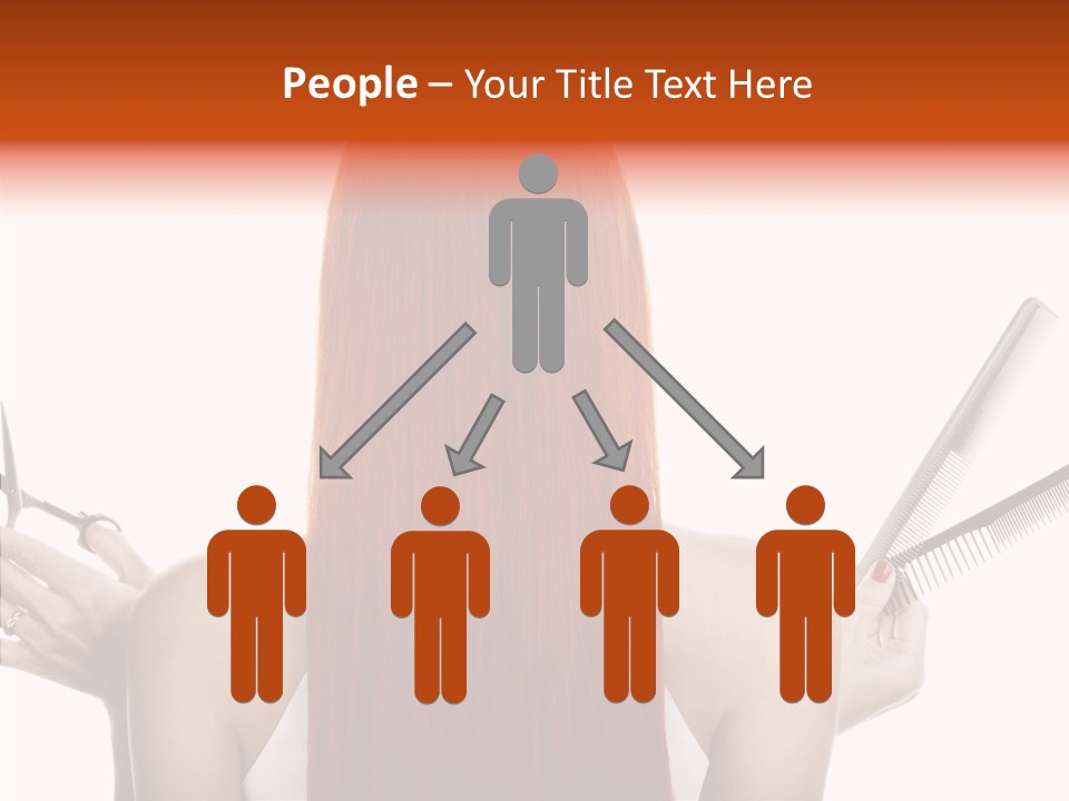 Tool Beauty Scissors PowerPoint Template