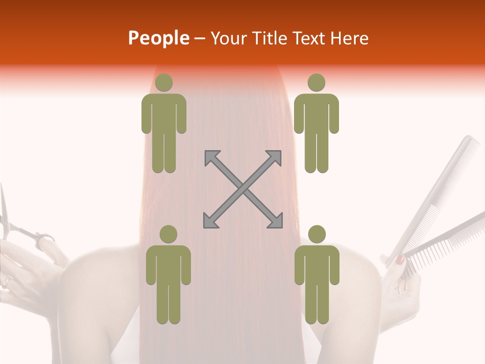 Tool Beauty Scissors PowerPoint Template