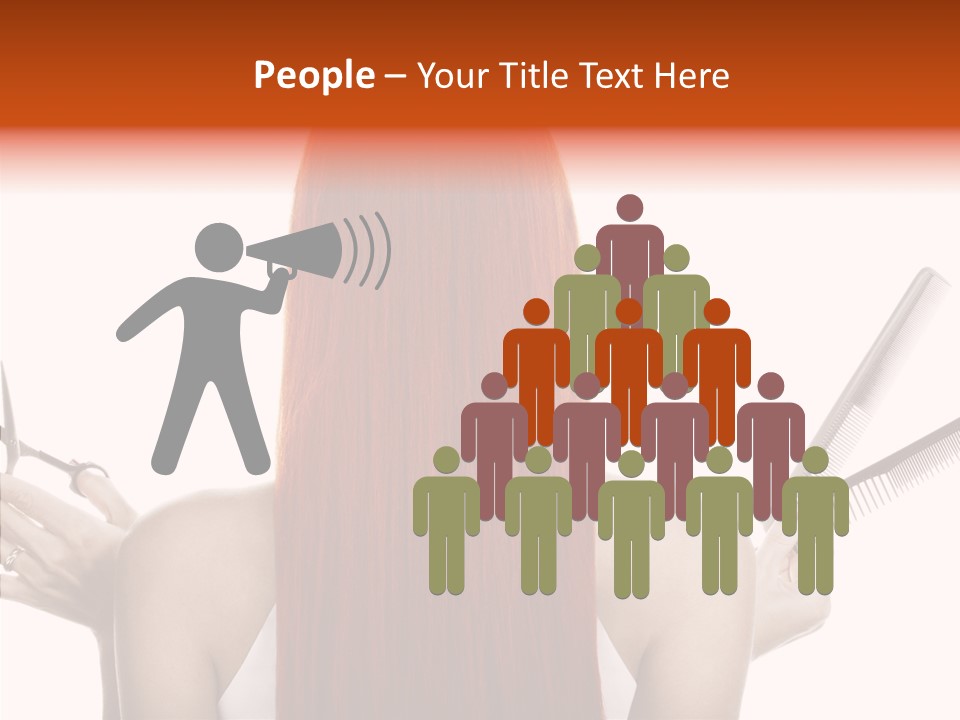 Tool Beauty Scissors PowerPoint Template