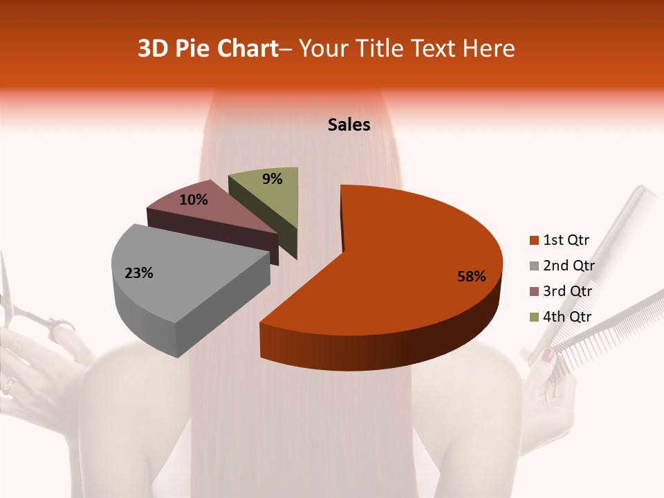 Tool Beauty Scissors PowerPoint Template