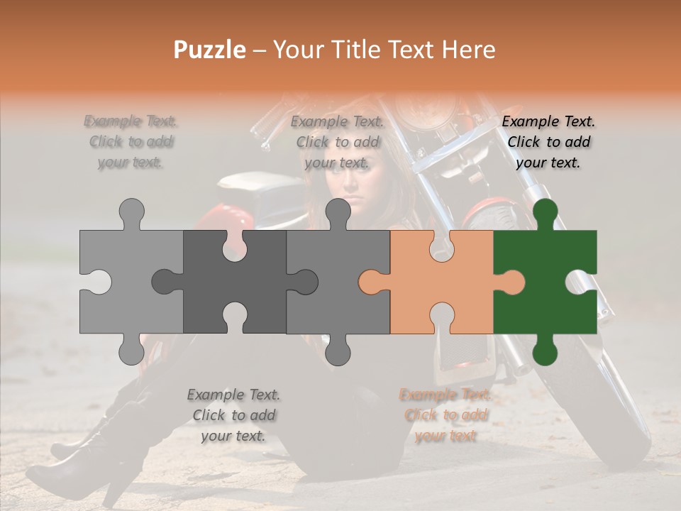 Forest Young Bike PowerPoint Template