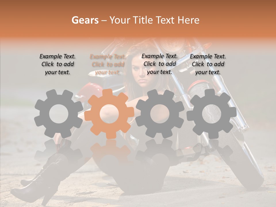 Forest Young Bike PowerPoint Template