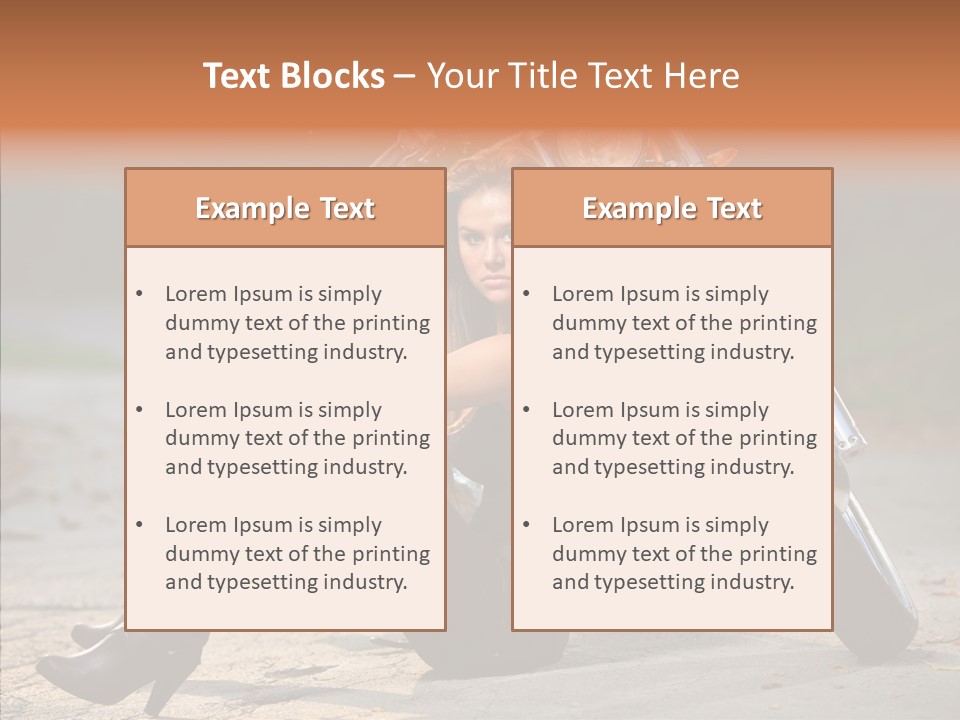 Forest Young Bike PowerPoint Template