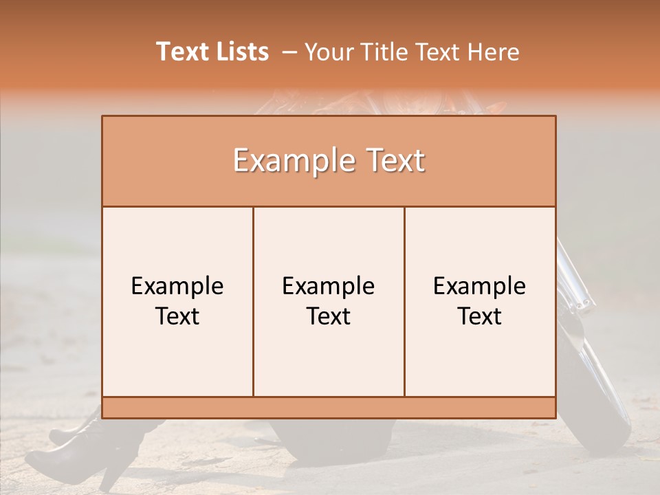 Forest Young Bike PowerPoint Template