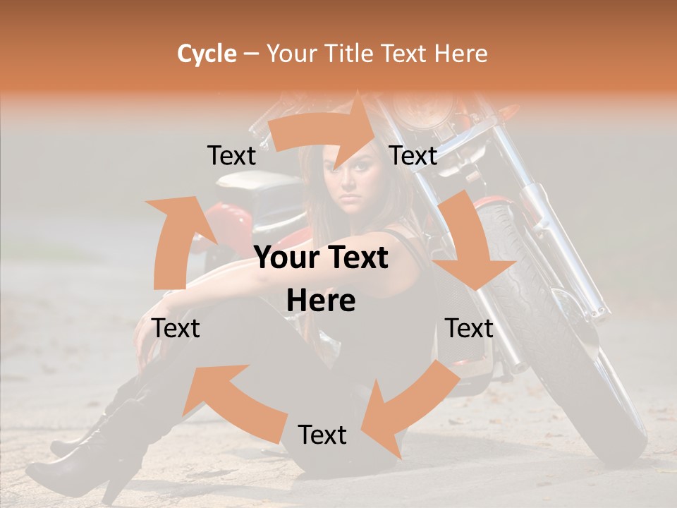 Forest Young Bike PowerPoint Template