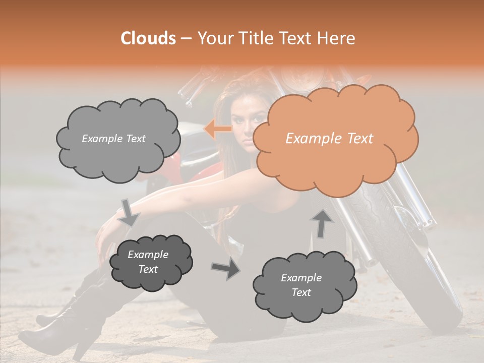 Forest Young Bike PowerPoint Template
