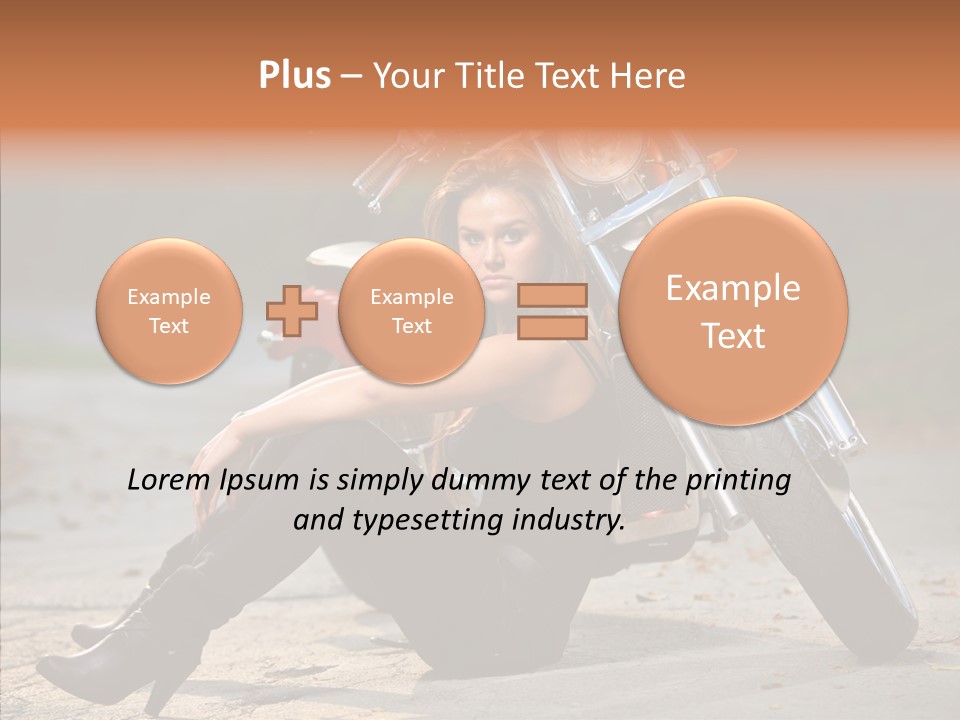 Forest Young Bike PowerPoint Template