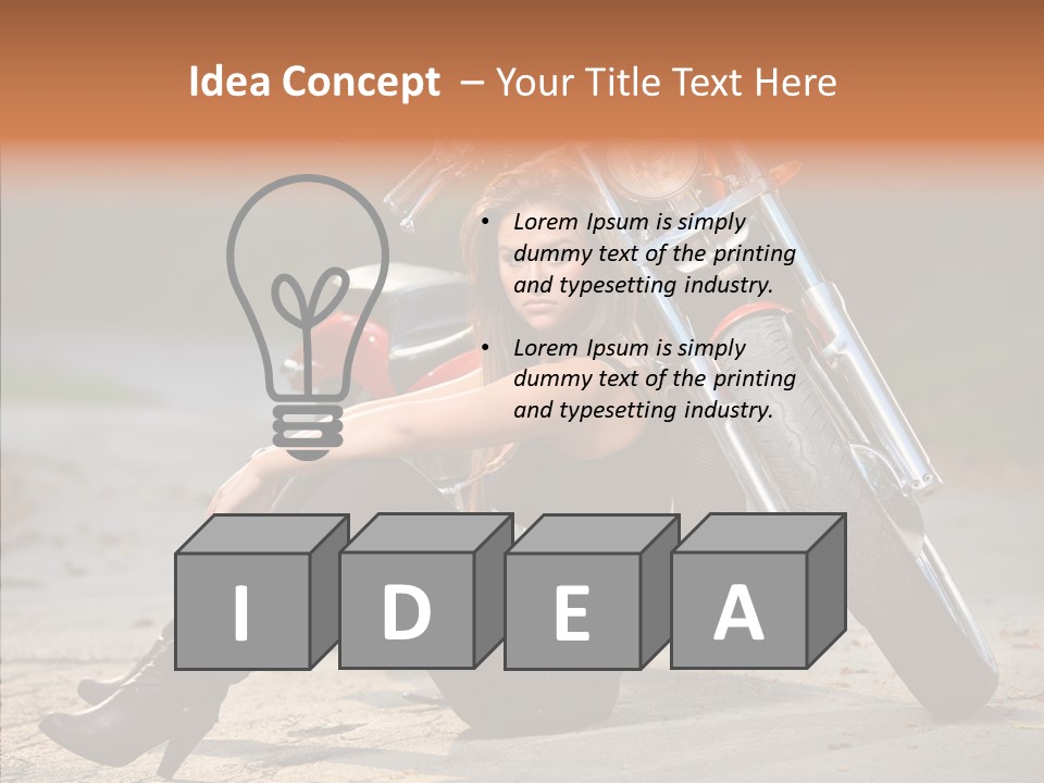 Forest Young Bike PowerPoint Template