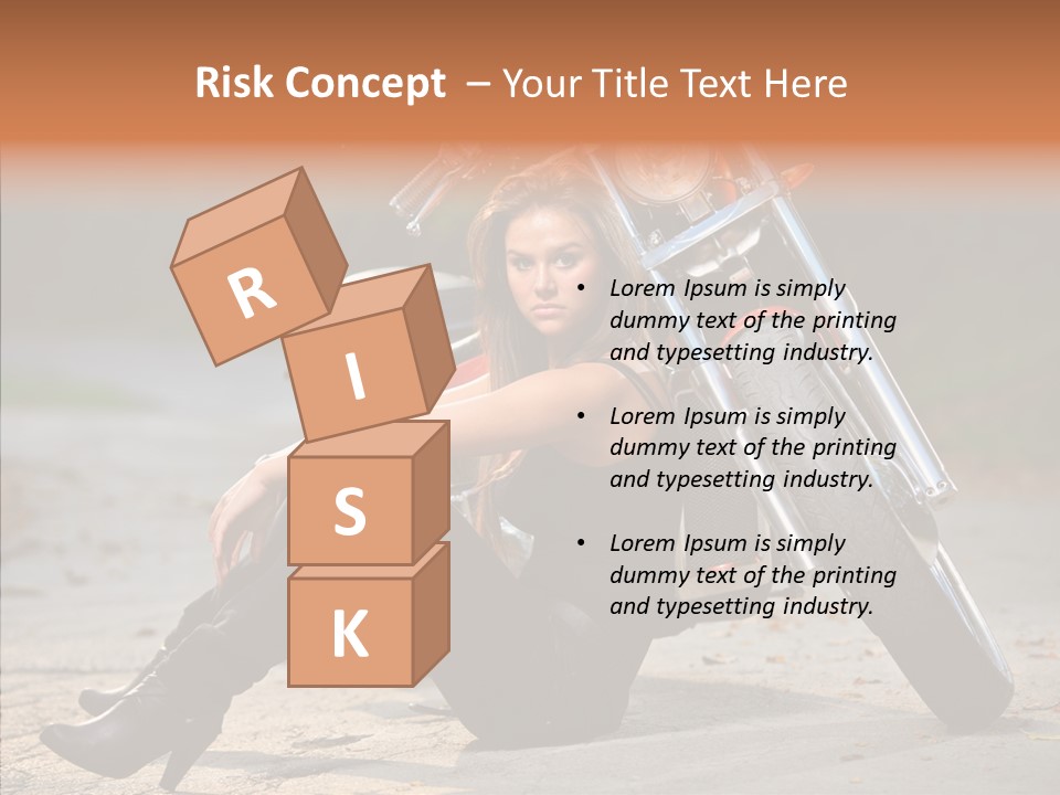 Forest Young Bike PowerPoint Template