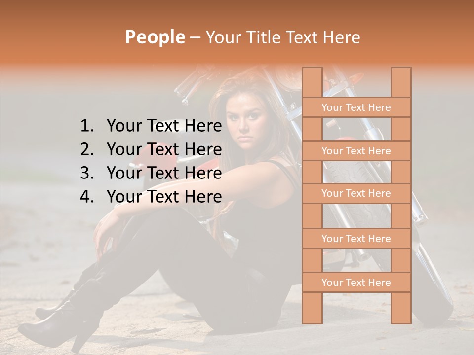 Forest Young Bike PowerPoint Template