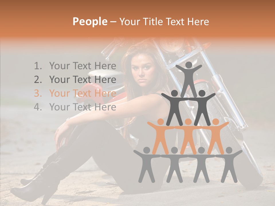 Forest Young Bike PowerPoint Template